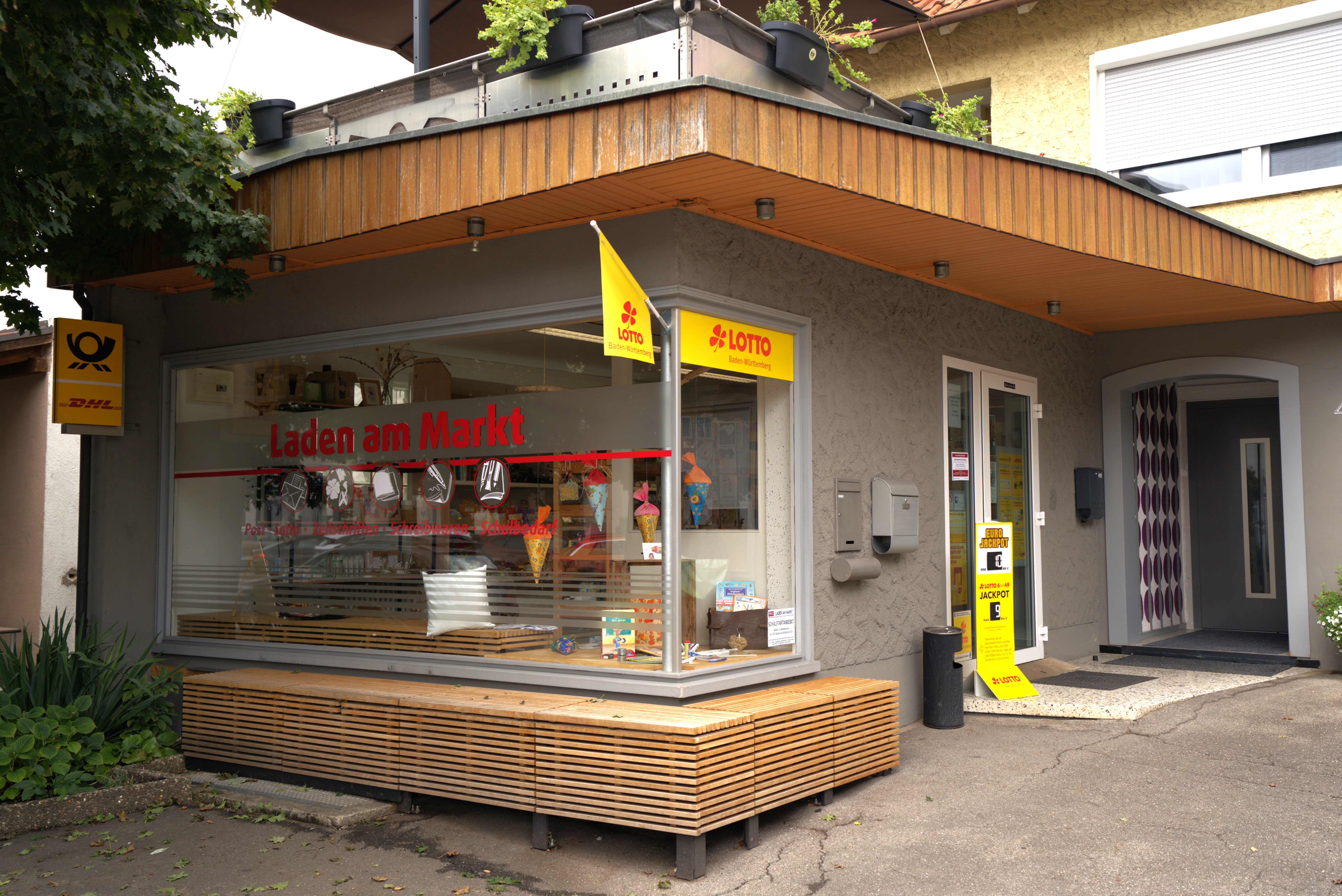 Außenansicht des Laden am Markt
